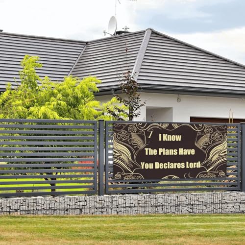 Banner und Schilder mit Aufschrift "I Know The Plans Have You Declares", Wand-Banner, Flagge mit Seil zum Aufhängen, 61 x 129 cm, Party-Banner, Schild, Poster, Party-Hintergründe, Innen- und Banner und Schilder mit Aufschrift "I Know The Plans Have You Declares", Wand-Banner, Flagge mit Seil zum Aufhängen, 61 x 129 cm, Party-Banner, Schild, Poster, Party-Hintergründe, Innen- und von DDTKLSNV