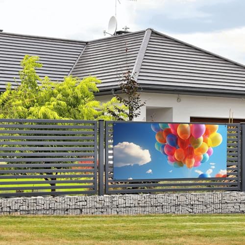Bunte Ballon-Banner und Schilder, Wandbehang, Banner mit Seil zum Aufhängen, 89 x 180 cm, Party-Banner, Schild, Poster, Party-Hintergründe, Innen- und Außenbereich, Neujahr, Abschlussfeier, Hochzeit Bunte Ballon-Banner und Schilder, Wandbehang, Banner mit Seil zum Aufhängen, 89 x 180 cm, Party-Banner, Schild, Poster, Party-Hintergründe, Innen- und Außenbereich, Neujahr, Abschlussfeier, Hochzeit von DDTKLSNV