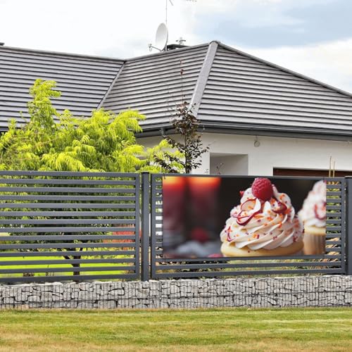 Cupcake-Dessert-Banner und Schilder, Wandbehang, Banner mit Seil zum Aufhängen, 89 x 180 cm, Party-Banner, Schild, Poster, Party-Hintergründe, Innen- und Außenbereich, Neujahr, Abschlussfeier Cupcake-Dessert-Banner und Schilder, Wandbehang, Banner mit Seil zum Aufhängen, 89 x 180 cm, Party-Banner, Schild, Poster, Party-Hintergründe, Innen- und Außenbereich, Neujahr, Abschlussfeier von DDTKLSNV