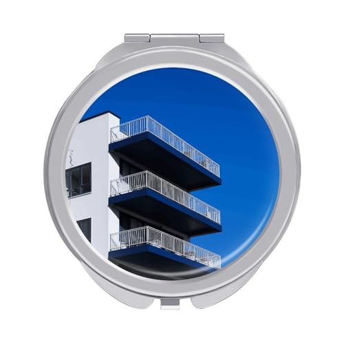 DDTKLSNV Apartment Travel Makeup Mirror Portable Folding Cosmetic Compact Mirror Mini Pocket Mirror for Purses with 2X 1X Magnification von DDTKLSNV