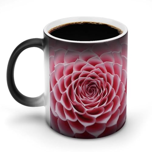DDTKLSNV Keramik-Kaffeetasse, 325 ml, wärmeempfindlich, magische Kaffeetasse, Farbwechsel, Kaffeetasse, Teetasse für Damen und Herren von DDTKLSNV