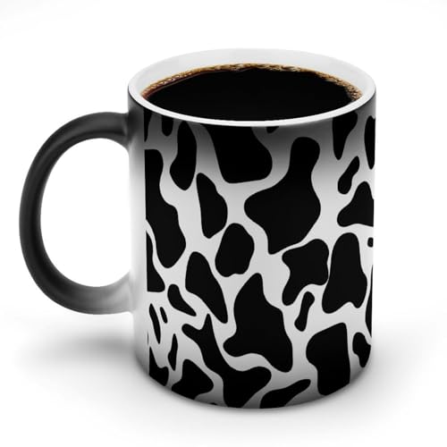 DDTKLSNV Keramik-Kaffeetasse mit Kuh-Punkten, hitzeempfindlich, magische Kaffeetasse, Farbwechsel, Kaffeetasse für Damen und Herren, 325 ml DDTKLSNV Keramik-Kaffeetasse mit Kuh-Punkten, hitzeempfindlich, magische Kaffeetasse, Farbwechsel, Kaffeetasse für Damen und Herren, 325 ml von DDTKLSNV