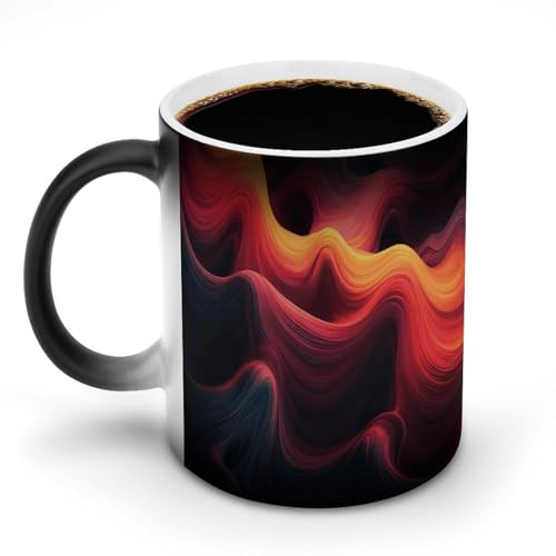 DDTKLSNV Keramik-Kaffeetasse mit dunklem Hintergrund, hitzeempfindlich, magische Kaffeetasse, Farbwechsel, Kaffeetasse, Teetasse für Damen und Herren, 325 ml DDTKLSNV Keramik-Kaffeetasse mit dunklem Hintergrund, hitzeempfindlich, magische Kaffeetasse, Farbwechsel, Kaffeetasse, Teetasse für Damen und Herren, 325 ml von DDTKLSNV