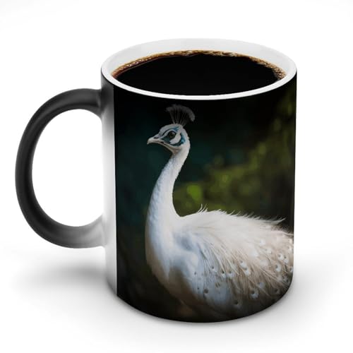 DDTKLSNV Keramik-Kaffeetasse mit weißem Tiermotiv, hitzeempfindlich, magische Kaffeetasse, Farbwechsel, Kaffeetasse für Damen und Herren, 325 ml DDTKLSNV Keramik-Kaffeetasse mit weißem Tiermotiv, hitzeempfindlich, magische Kaffeetasse, Farbwechsel, Kaffeetasse für Damen und Herren, 325 ml von DDTKLSNV