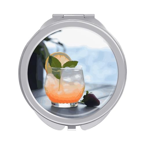 DDTKLSNV Kosmetikspiegel für den Sommer, Cocktail, Reisen, tragbar, zusammenklappbar, Taschenspiegel für Geldbörsen, mit 2-facher, 1-facher Vergrößerung DDTKLSNV Kosmetikspiegel für den Sommer, Cocktail, Reisen, tragbar, zusammenklappbar, Taschenspiegel für Geldbörsen, mit 2-facher, 1-facher Vergrößerung von DDTKLSNV