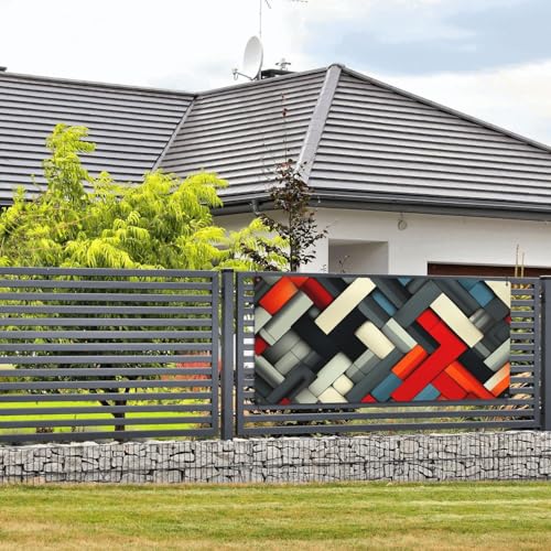Diagonale geometrische Banner und Schilder, Wandbehang, Banner mit Seil zum Aufhängen, 61 x 129 cm, Party-Banner, Schild, Poster, Party-Hintergründe, Innen- und Außenbereich, Neujahr, Abschlussfeier von DDTKLSNV