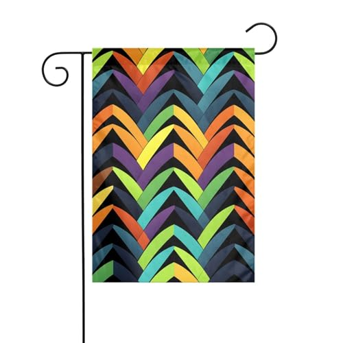 Gartenflagge, 30,5 x 45,7 cm, doppelseitig, vertikal, Willkommensflaggen, kein Verblassen, Hausflaggen, Farblinie, Hofbanner für saisonale Bauernhaus-Außendekoration Gartenflagge, 30,5 x 45,7 cm, doppelseitig, vertikal, Willkommensflaggen, kein Verblassen, Hausflaggen, Farblinie, Hofbanner für saisonale Bauernhaus-Außendekoration von DDTKLSNV