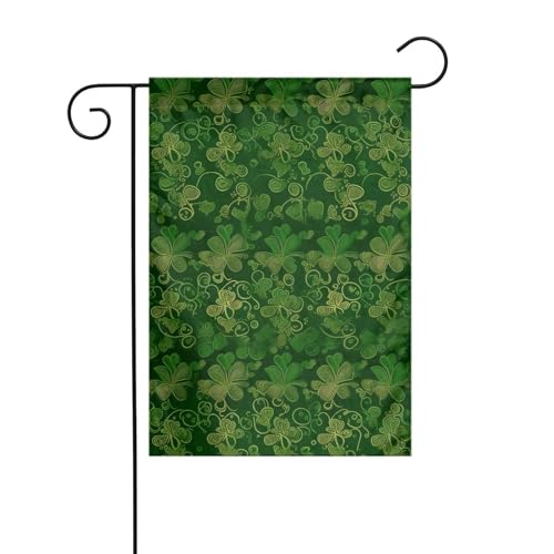 Gartenflagge, 30,5 x 45,7 cm, doppelseitig, vertikal, Willkommensflaggen, kein Verblassen, Hausflaggen, Hintergrund, St. Patrick's Day, Glitzer-Hofbanner für saisonale Bauernhaus-Hof Gartenflagge, 30,5 x 45,7 cm, doppelseitig, vertikal, Willkommensflaggen, kein Verblassen, Hausflaggen, Hintergrund, St. Patrick's Day, Glitzer-Hofbanner für saisonale Bauernhaus-Hof von DDTKLSNV