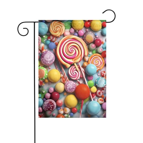 Gartenflagge, 30,5 x 45,7 cm, doppelseitig, vertikal, Willkommensflaggen, kein Verblassen, Hausflaggen, Süßigkeitenhof-Banner für saisonale Bauernhaus-Hof-Außendekoration Gartenflagge, 30,5 x 45,7 cm, doppelseitig, vertikal, Willkommensflaggen, kein Verblassen, Hausflaggen, Süßigkeitenhof-Banner für saisonale Bauernhaus-Hof-Außendekoration von DDTKLSNV