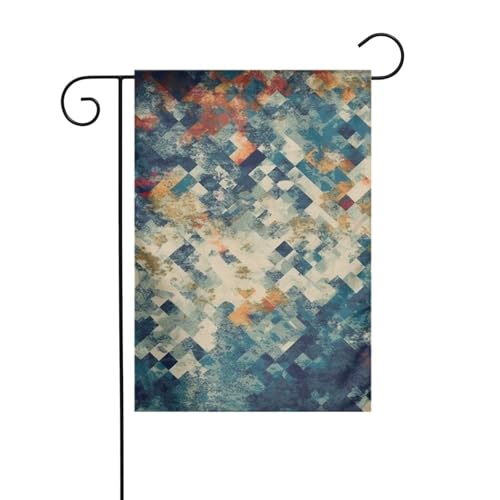 Gartenflagge, 30,5 x 45,7 cm, doppelseitig, vertikal, Willkommensflaggen, kein Verblassen, Hausflaggen, abstrakt, modern, Hofbanner für saisonale Bauernhaus-Außendekoration Gartenflagge, 30,5 x 45,7 cm, doppelseitig, vertikal, Willkommensflaggen, kein Verblassen, Hausflaggen, abstrakt, modern, Hofbanner für saisonale Bauernhaus-Außendekoration von DDTKLSNV