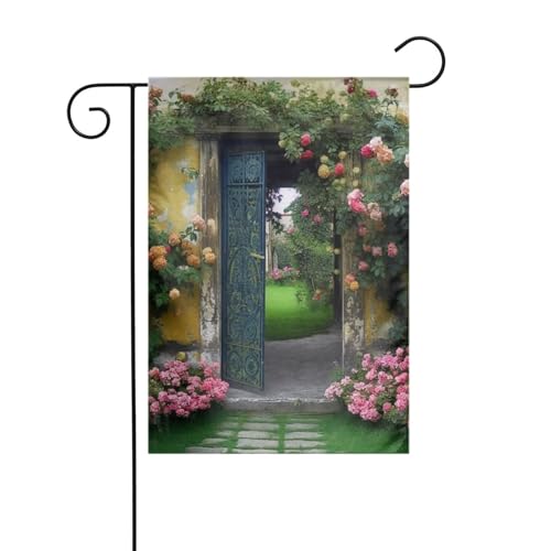 Gartenflagge, 30,5 x 45,7 cm, doppelseitig, vertikal, Willkommensflaggen, kein Verblassen, Hausflaggen, blumiges Türbanner für saisonale Bauernhaus-Hof-Außendekoration Gartenflagge, 30,5 x 45,7 cm, doppelseitig, vertikal, Willkommensflaggen, kein Verblassen, Hausflaggen, blumiges Türbanner für saisonale Bauernhaus-Hof-Außendekoration von DDTKLSNV