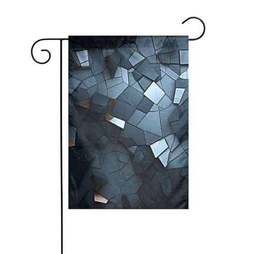 Gartenflagge, 30,5 x 45,7 cm, doppelseitig, vertikal, Willkommensflaggen, kein Verblassen, Hausflaggen, graues Mosaik, Hofbanner für saisonale Bauernhaus-Außendekoration Gartenflagge, 30,5 x 45,7 cm, doppelseitig, vertikal, Willkommensflaggen, kein Verblassen, Hausflaggen, graues Mosaik, Hofbanner für saisonale Bauernhaus-Außendekoration von DDTKLSNV