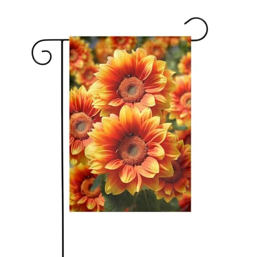 Gartenflagge, 30,5 x 45,7 cm, doppelseitig, vertikal, Willkommensflaggen, kein Verblassen, Hausflaggen, orangefarbene Sonnenblumen-Hofbanner für saisonale Bauernhaus-Außendekoration Gartenflagge, 30,5 x 45,7 cm, doppelseitig, vertikal, Willkommensflaggen, kein Verblassen, Hausflaggen, orangefarbene Sonnenblumen-Hofbanner für saisonale Bauernhaus-Außendekoration von DDTKLSNV