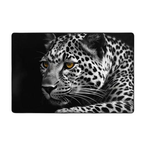 Moderner Teppich mit Tier-Leopardenmuster, kurzer Plüsch, ultraweich, waschbar, rutschfeste Fußmatten, Überwurf-Teppiche für Wohnzimmer, Schlafzimmer, Büro, Wohnheim, Heimdekoration, 183 x 122 cm Moderner Teppich mit Tier-Leopardenmuster, kurzer Plüsch, ultraweich, waschbar, rutschfeste Fußmatten, Überwurf-Teppiche für Wohnzimmer, Schlafzimmer, Büro, Wohnheim, Heimdekoration, 183 x 122 cm von DDTKLSNV