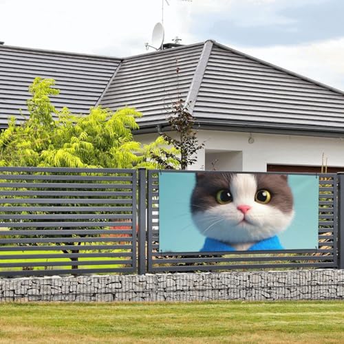 Niedliche Kleidung, Katzenbanner und Schilder, Wandbehang, Banner mit Seil zum Aufhängen, 61 x 129 cm, Party-Banner, Schild, Poster, Party-Hintergründe, Innen- und Außenbereich, Neujahr von DDTKLSNV
