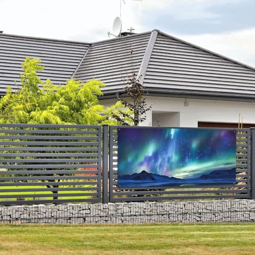 Nordlichter-Banner und Schilder, Wandbehang, Banner mit Seil zum Aufhängen, 61 x 129 cm, Party-Banner, Schild, Poster, Party-Hintergründe, Innen- und Außenbereich, Neujahr, Abschlussfeier, Hochzeit Nordlichter-Banner und Schilder, Wandbehang, Banner mit Seil zum Aufhängen, 61 x 129 cm, Party-Banner, Schild, Poster, Party-Hintergründe, Innen- und Außenbereich, Neujahr, Abschlussfeier, Hochzeit von DDTKLSNV