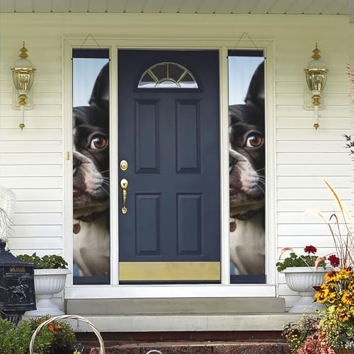 Veranda Banner Hängende Tür Banner, Welpe Hund Boston Terrier Willkommen Sommer Veranda Banner Happy Birthday Veranda Schild Foto Hintergrund Party Banner Haustür Schilder für Urlaub Party Indoor Veranda Banner Hängende Tür Banner, Welpe Hund Boston Terrier Willkommen Sommer Veranda Banner Happy Birthday Veranda Schild Foto Hintergrund Party Banner Haustür Schilder für Urlaub Party Indoor von DDTKLSNV