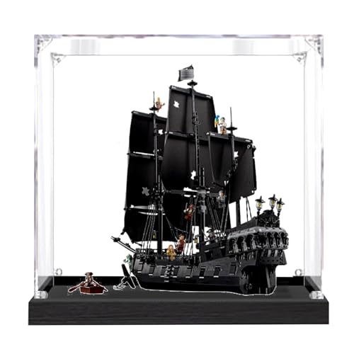 Acryl-Vitrine, kompatibel mit Lego 10365 Black Pearl Set, staubdicht, Aufbewahrungsbox, transparente Hülle, kompatibel mit 10365 (nur Displaybox, Kit nicht im Lieferumfang enthalten) (Transparent 3 mm von DDXMML