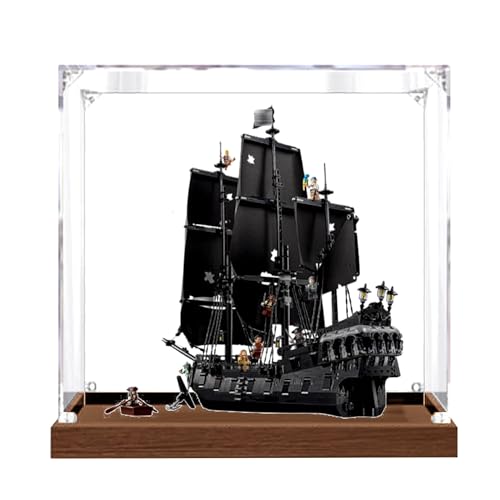 Acryl-Vitrine, kompatibel mit Lego 10365 Black Pearl Set, staubdicht, Aufbewahrungsbox, transparente Hülle, kompatibel mit 10365 (nur Displaybox, Kit nicht im Lieferumfang enthalten) (transparent, 3 von DDXMML