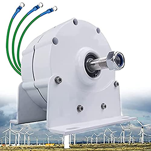 DDZJTPP 3-Phasiger Getriebeloser Permanentmagnet Generator, 12v/24v/48v Permanentmagnet Generator, Für Vertikale Und Horizontale Windkraftanlagen,5000W-12V von DDZJTPP