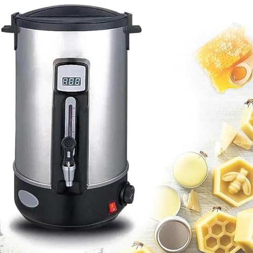 DDZJTPP 8L/10L/12L/16L/20L/30L/35L Groß Wachsschmelzer Elektrisch Wachs Melt for DIY Wachsschmelzgerät Kit Einfache Reinigung Kerzenherstellung 30-110℃ Kerzenherstellungssets,35L von DDZJTPP