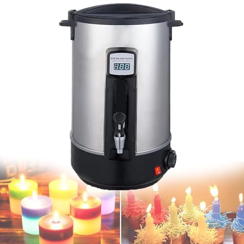 DDZJTPP 8L/10L/12L/16L/20L/30L/35L Wachsschmelzgerät Für Die Kerzenherstellung - Professioneller Elektrischer Paraffinwachserhitzer Aus Edelstahl Für Schönheitssalon Oder Heimgebrauch,30L von DDZJTPP