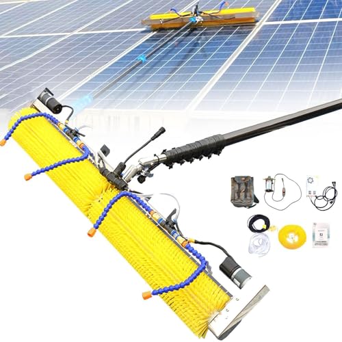 DDZJTPP Automatische Reinigungsbürste und Stange für Solarmodule mit wasserbetriebener Teleskopstange und 100 cm Walzenbürste Solarmodul Reinigungsgerät,8m/26.2ft DDZJTPP Automatische Reinigungsbürste und Stange für Solarmodule mit wasserbetriebener Teleskopstange und 100 cm Walzenbürste Solarmodul Reinigungsgerät,8m/26.2ft von DDZJTPP