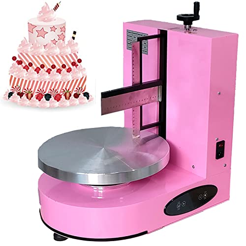 DDZJTPP Automatische Rotierende Plattenspieler Kuchen Zuckerguss Maschine,Geburtstagstortecreme Glatte Beschichtung Dekoration Maschine Backkuchen Buttercreme Ausbreitungsmaschine,Pink DDZJTPP Automatische Rotierende Plattenspieler Kuchen Zuckerguss Maschine,Geburtstagstortecreme Glatte Beschichtung Dekoration Maschine Backkuchen Buttercreme Ausbreitungsmaschine,Pink von DDZJTPP