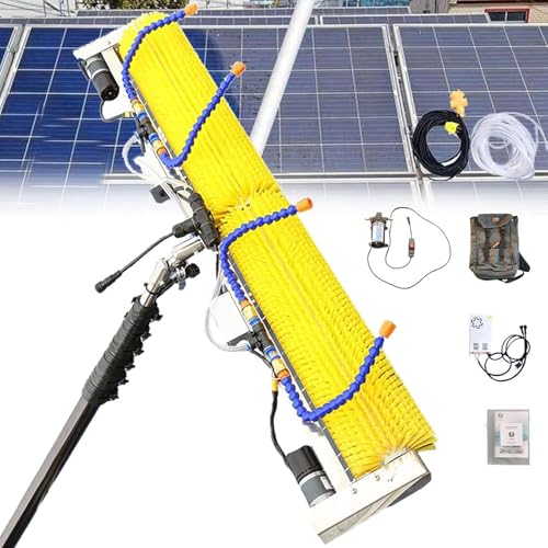 DDZJTPP Automatisches Solarmodul Reinigungswerkzeug, Solarmodul ReinigungsbüRste Set Mit Elektrischer Wasserzufuhrstange, Fensterglas-WaschausrüStung,6m/19.6ft DDZJTPP Automatisches Solarmodul Reinigungswerkzeug, Solarmodul ReinigungsbüRste Set Mit Elektrischer Wasserzufuhrstange, Fensterglas-WaschausrüStung,6m/19.6ft von DDZJTPP