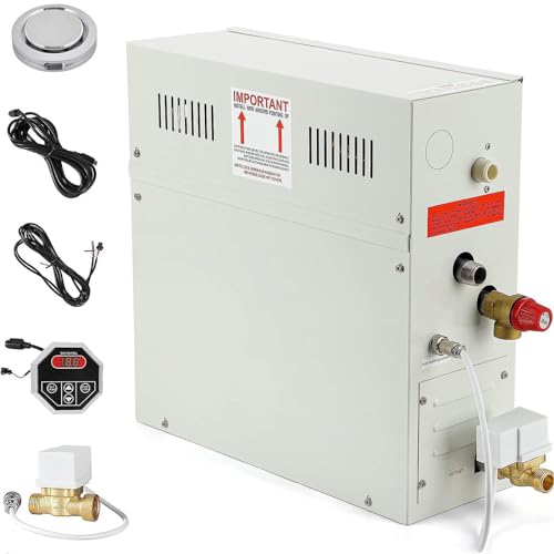 DDZJTPP Dampf-Duschgenerator, Automatischer Edelstahl-Dampferzeuger, Haushalts-Dampf-Sauna-Dampfbad-Maschine Für Entspannung, Spa-Raum, Hohe Effizienz Und Energieeinsparung,220V-6.0kw von DDZJTPP
