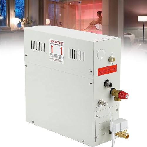 DDZJTPP Dampfgenerator, Sauna Dampfgenerator mit LED Display Steuerung, Heim Dampfduschsystem, selbstentleerender Dampfgenerator, Sauna Dampfbadheizung, 380V-10.5kw von DDZJTPP