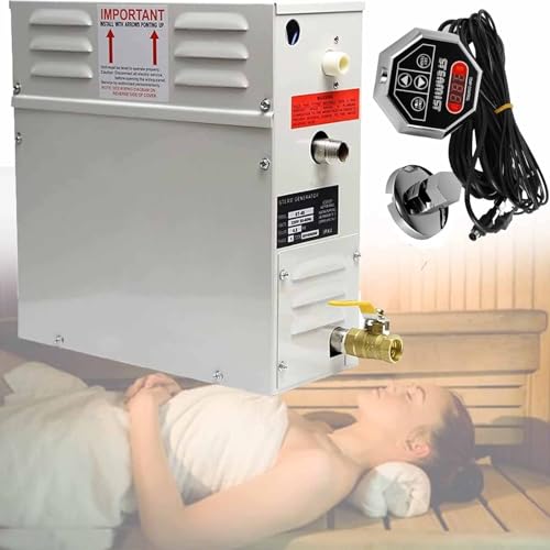 DDZJTPP Dampfsauna-Generator, Tragbarer Dampfgenerator, Mit Digitaler Steuerung, Selbstentleerender Dampfgenerator, Hilft Bei Der Muskelentspannung, Für Heim-Spa-Dampf,380V-10.5kw von DDZJTPP