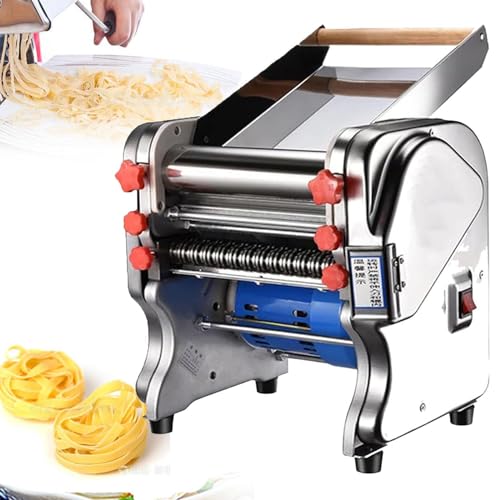 DDZJTPP Elektrische Nudelmaschine, Automatische Nudelpresse Mit 550W, 2-in-1-Maschine Zum Kneten Und Zubereiten Von Nudeln, Spart Zeit Und Energie, Freundlich Für Anfänger,FKM200 von DDZJTPP
