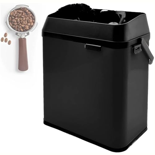 DDZJTPP Elektrischer Kaffee-Siebträgerreiniger, 150w, 300 U/Min, Kommerzielles Automatisches Siebträger-Reinigungsgerät, Mit 2 Schabern Und 1 Bürste, Abnehmbare Struktur,Black von DDZJTPP