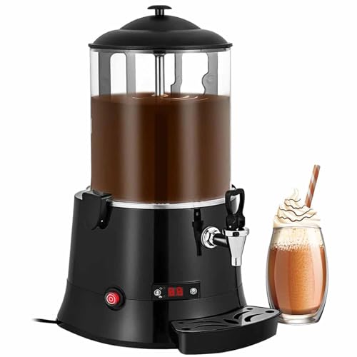 DDZJTPP HeißE Schokolade Maschine,Kommerzielle Schokolade GeträNkespender 5L/10L 400w HeißE Schokolade Maker & MilchaufschäUmer GeträNkespender Maschine FüR Restaurants BäCkereien CaféS,5L von DDZJTPP