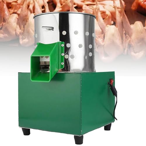 DDZJTPP Hühner-Rupfmaschine Edelstahl Geflügel-Rupfmaschine Automatischer Federzupfer Hühner-Truthahn-Entfedern-Maschine von DDZJTPP