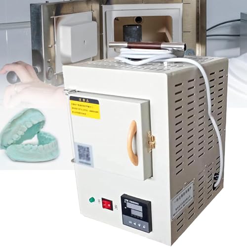 DDZJTPP Intelligenter Muffelofen, Kleiner Elektrischer Laborofen (Bereich: 100-1000 °C, Genauigkeit: 1 °c), Multifunktionale Keramikfaser, Integrierter Hochtemperaturofen Mit Programmsteuerung von DDZJTPP