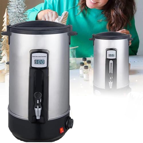 DDZJTPP Kerzenwachs-Schmelztiegel-Maschine Mit Heizausguss, Wachsschmelzgerät, Kerzenherstellung, Elektrischer Großer Schmelztiegel Für Die Massenproduktion Von Kerzenseifen,30L von DDZJTPP