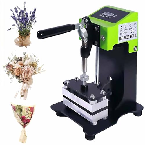 DDZJTPP Kolophonium-Heißpressmaschine,600W Mini-Heißpresse,6x12cm beheizte Platten,0-250°C einstellbare Temperatur,Mini-Kolophonium-Heißpresse,für die Kolophoniumölextraktion zu Hause von DDZJTPP