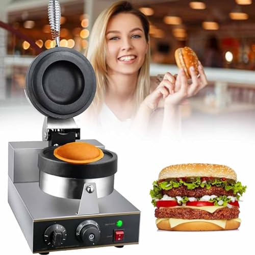 DDZJTPP Kommerzieller Burger-Waffeleisen, Antihaftbeschichtetes Elektrisches Flip-Waffeleisen, 1300W Elektrische Donut-Maschine, 50~300 ℃ Einstellbare Temperatur-Hamburger-Maschine DDZJTPP Kommerzieller Burger-Waffeleisen, Antihaftbeschichtetes Elektrisches Flip-Waffeleisen, 1300W Elektrische Donut-Maschine, 50~300 ℃ Einstellbare Temperatur-Hamburger-Maschine von DDZJTPP