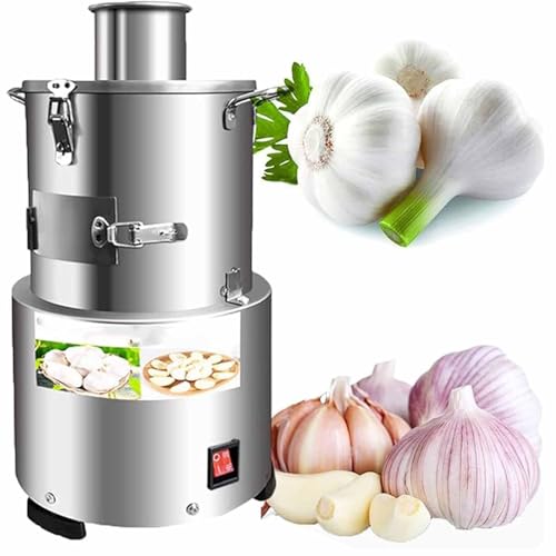 DDZJTPP Multifunktionale Automatische Knoblauchschälmaschine, 30kg/H 200w Restaurant Automatische Edelstahlschälmaschine, Ganze Knoblauchschälmaschine,Für Restaurants von DDZJTPP