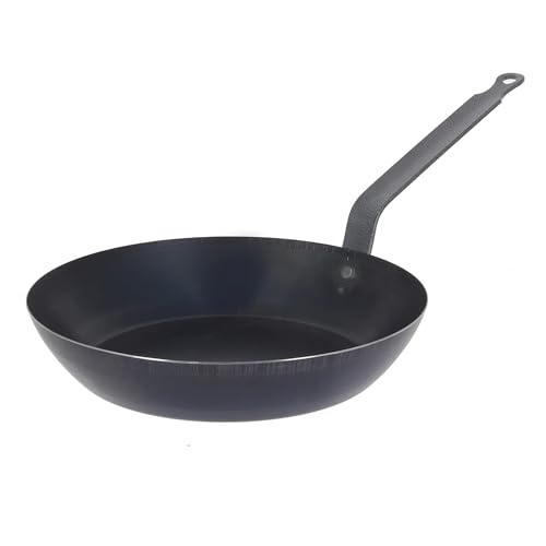 De Buyer 5020.36 Runde Lyonnaise Bratpfanne 36Cm, Schwarz von DE BUYER