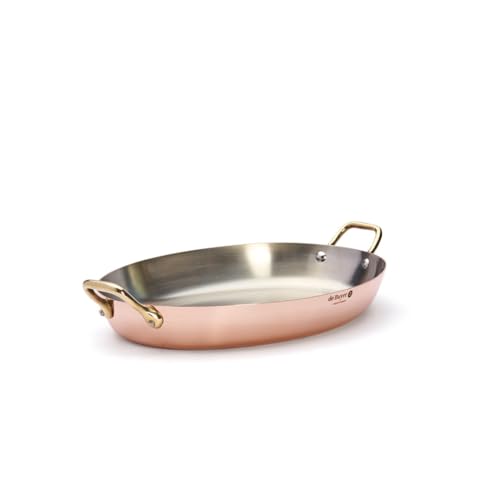DE BUYER 6451.36 Ovale Auflaufform, Kupfer, Rich Copper von DE BUYER