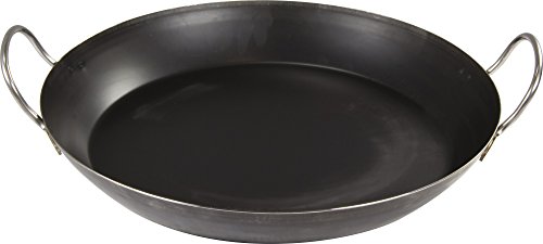 De Buyer - 5023.47 - Paella-pfanne mit 2 griffen aus blaustahl - 15 portionen von DE BUYER