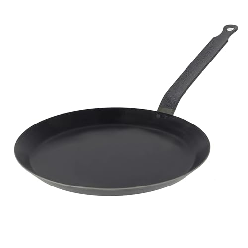 De Buyer 5303.2 Tôle Bleue Force Blue 5303.20 Crêpes-Pfanne, Stahl, Durchmesser 20 cm, Metall, Schwarz von DE BUYER