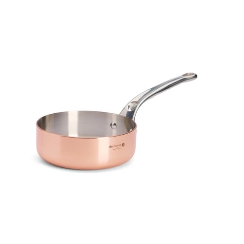 DeBuyer 6430.16 Sauteuse, Kupfer, silber, 35 x 17.5x 10,9 cm DeBuyer 6430.16 Sauteuse, Kupfer, silber, 35 x 17.5x 10,9 cm von DE BUYER