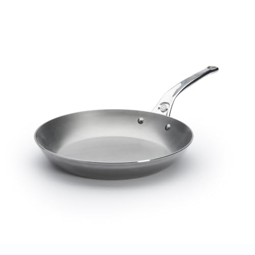 DeBuyer Mineral B Element Pro 5680.28 Bratpfanne, Eisenpfanne, silber, Ø 28cm von DE BUYER