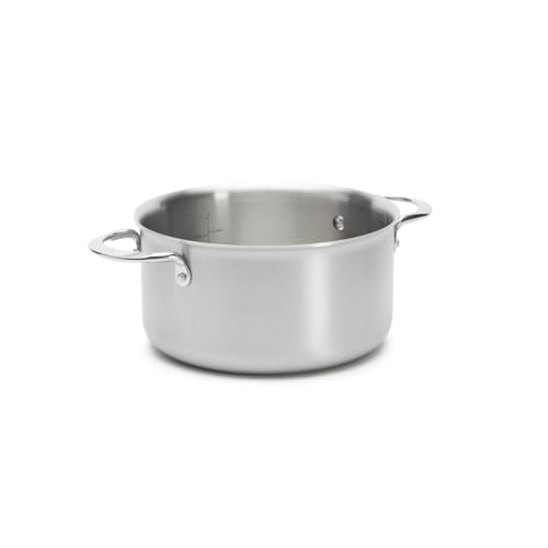 De Buyer - Kochtopf ohne Deckel aus 3-lagigem Edelstahl, Durchmesser 20 cm, Grau von DE BUYER