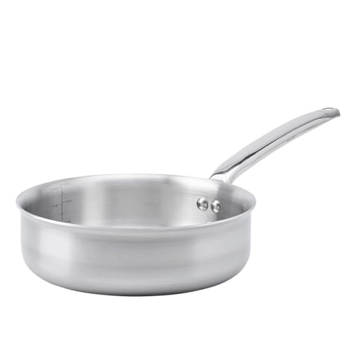de Buyer- Gerade Sauteuse ALCHIMY - 24cm - 3602.24, Grau von DE BUYER