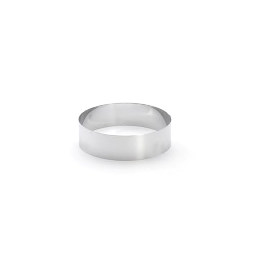 de Buyer - Tortenring aus Edelstahl - 16 cm Durchmesser H 4,5 cm - 3989.16, Silber de Buyer - Tortenring aus Edelstahl - 16 cm Durchmesser H 4,5 cm - 3989.16, Silber von DE BUYER